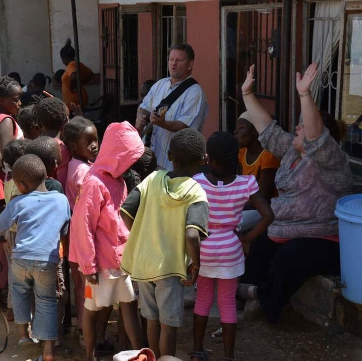 Children in colorful clothing