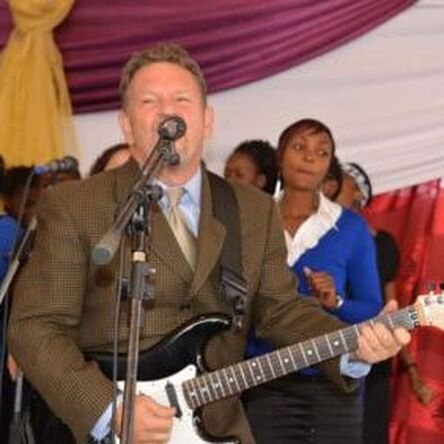 A praise and worship seminar in Zambia
